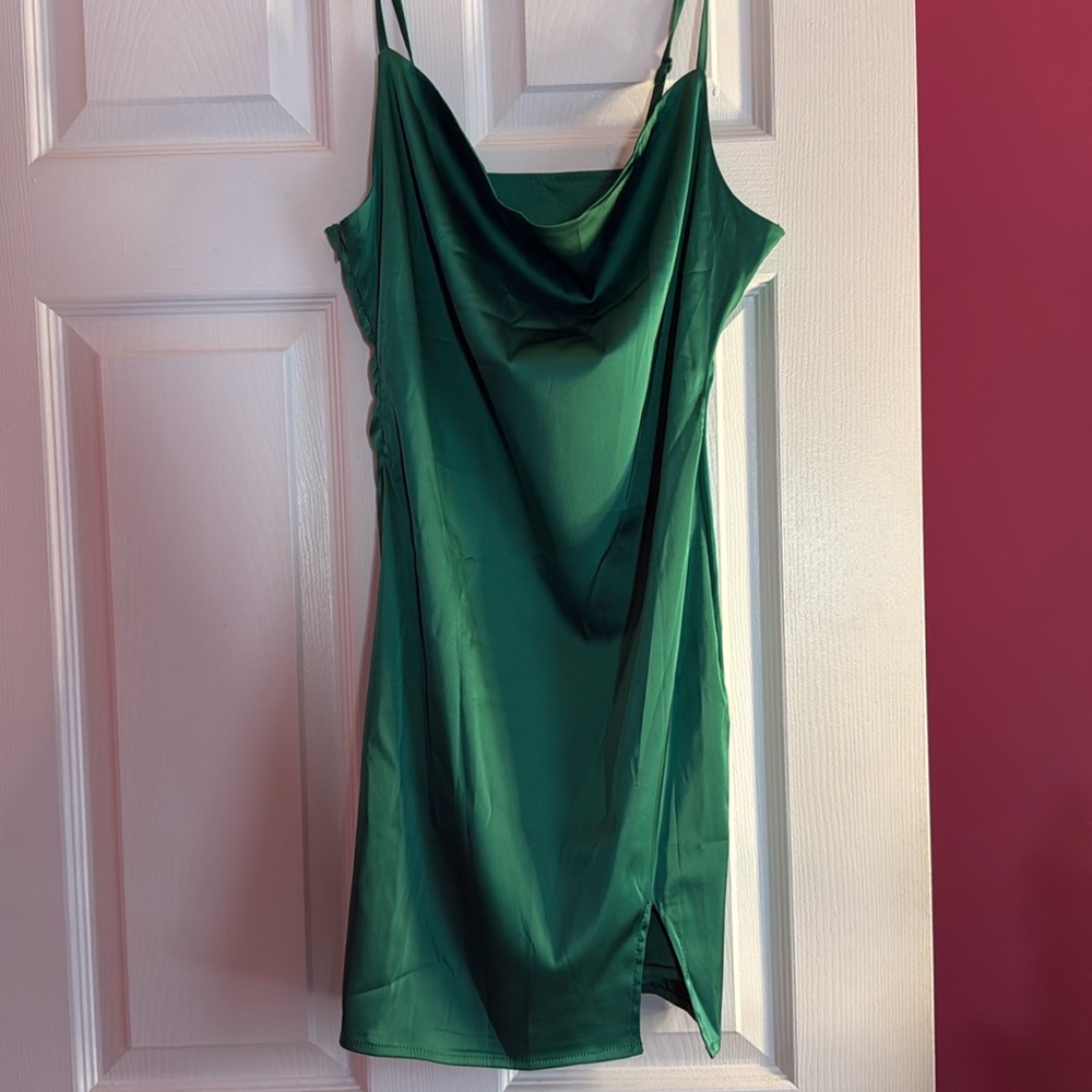 Size S Satin Cami Bodycon Dress